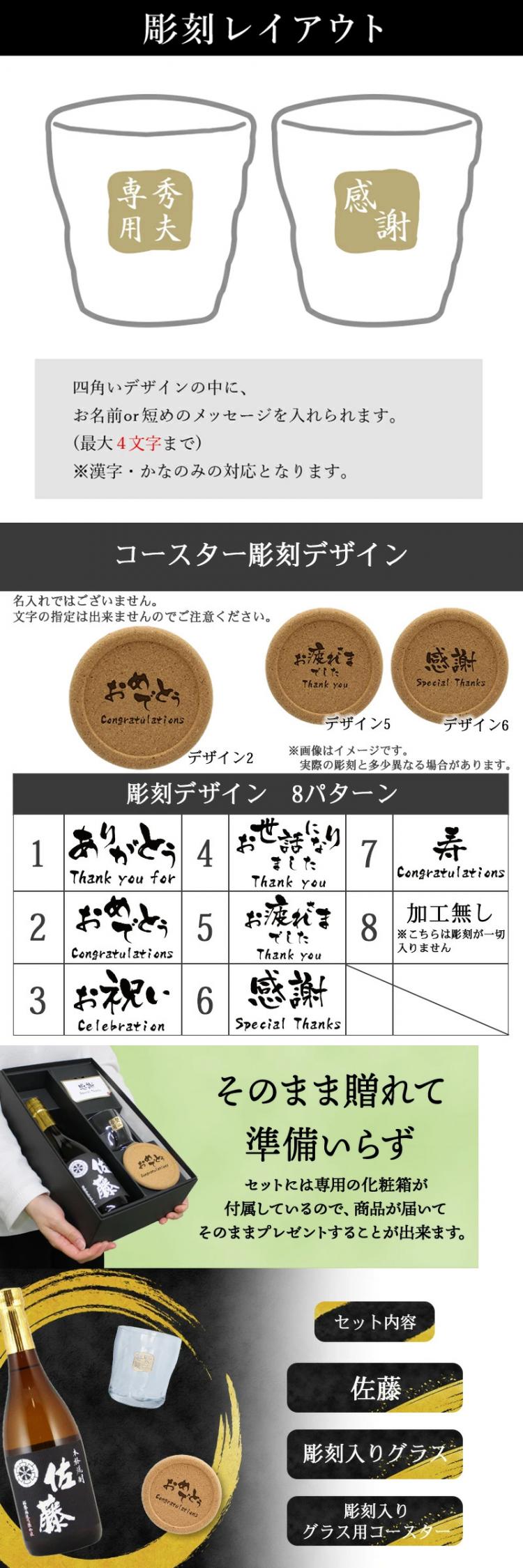 佐藤 ロックグラス セット