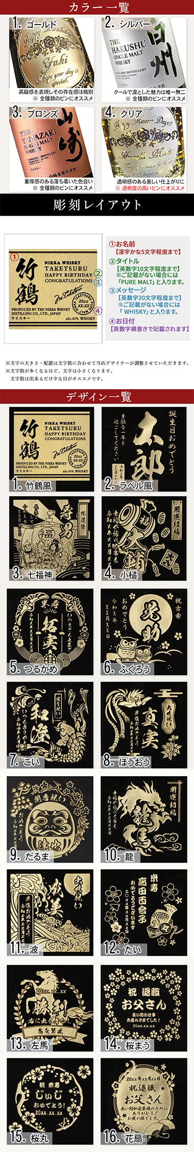 竹鶴 名入れ