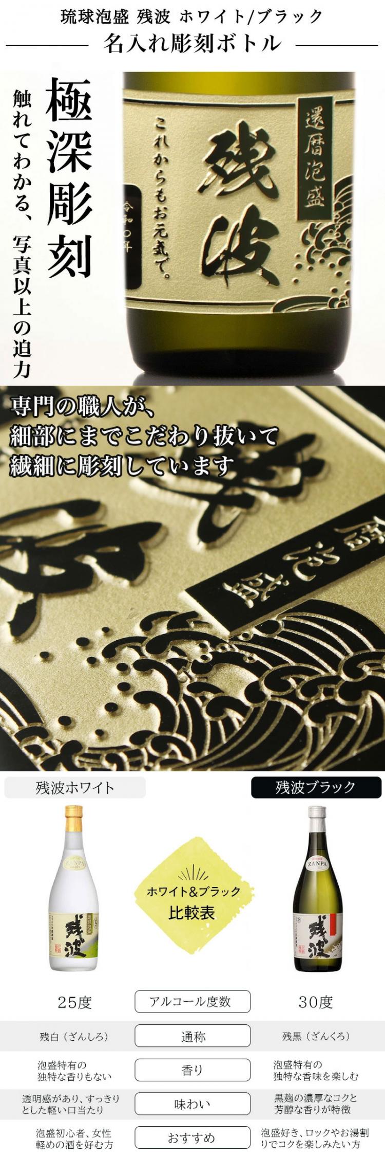 残波 名入れ