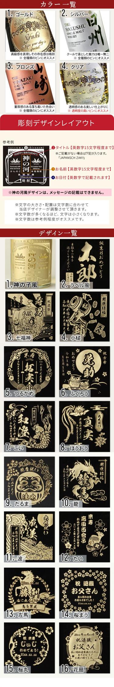 神の河 名入れ