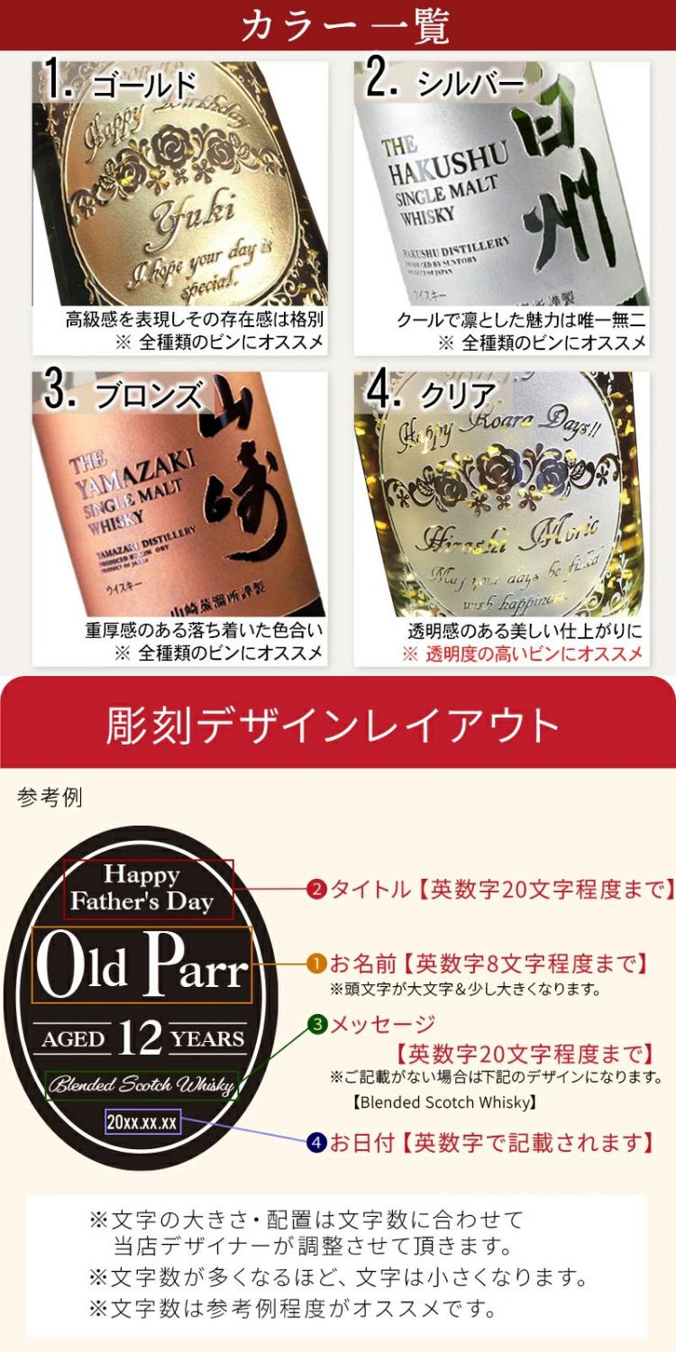 オールドパー 12年 名入れ